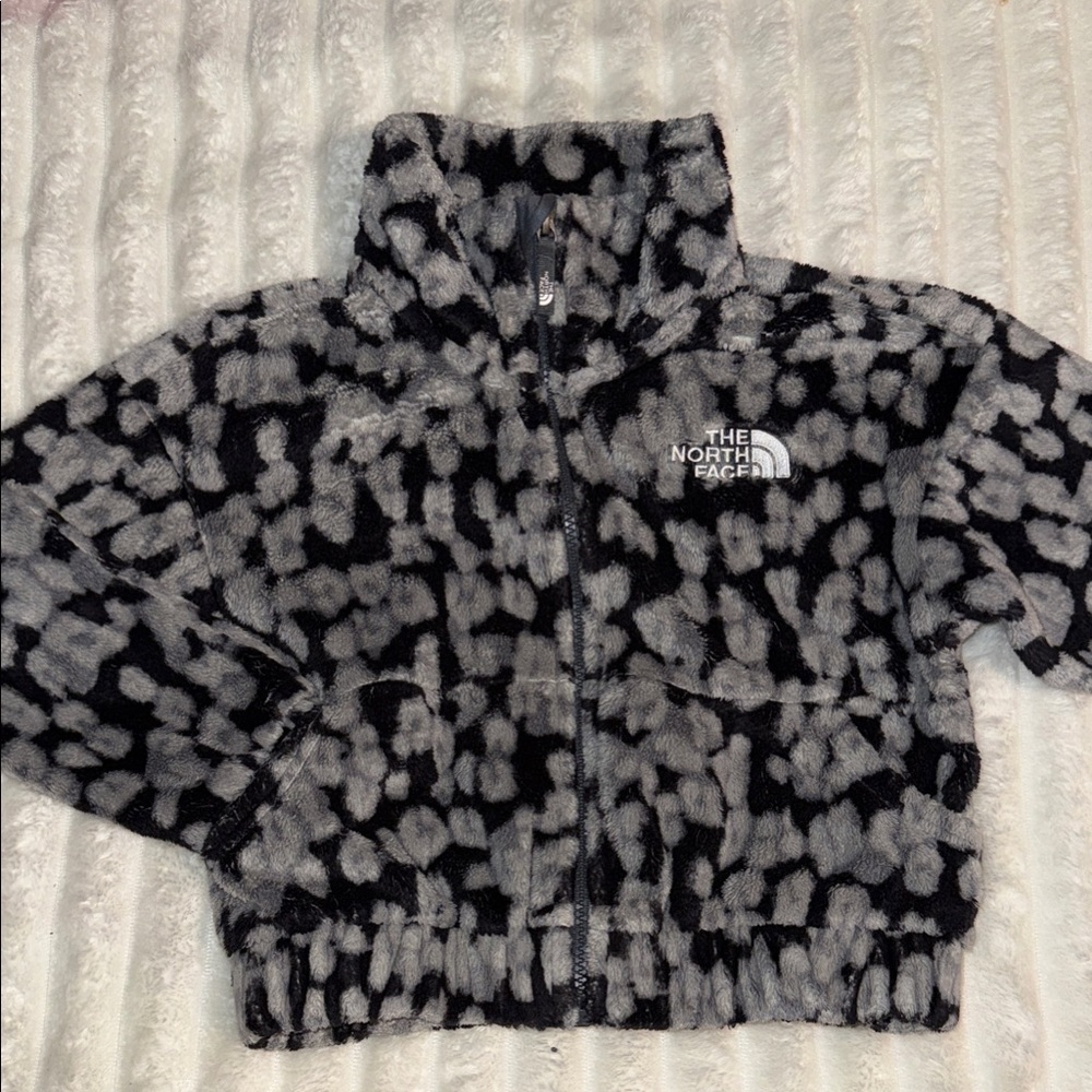 The North Face Kids Fleece Jacket - Black and Gray